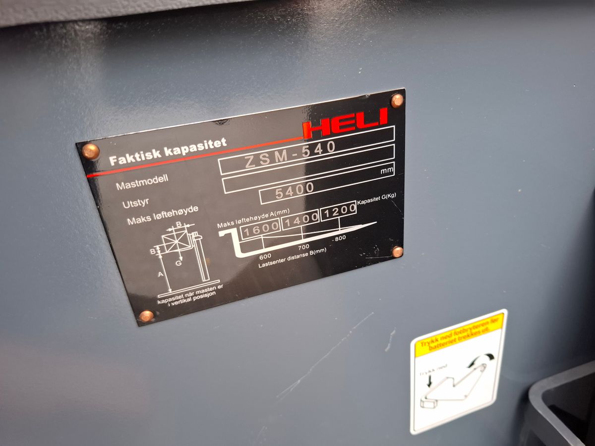 Heli CQD16-GB2S Skyvemasttruck Demokjørt